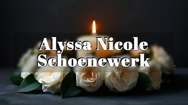 Alyssa Nicole Schoenewerk, Charlotte, North Carolina