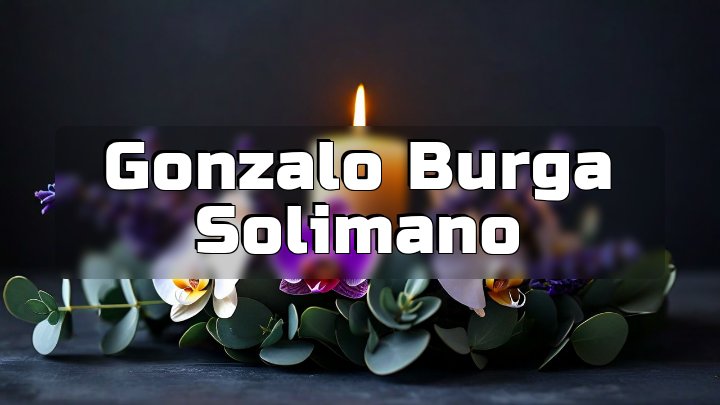 Gonzalo Burga Solimano