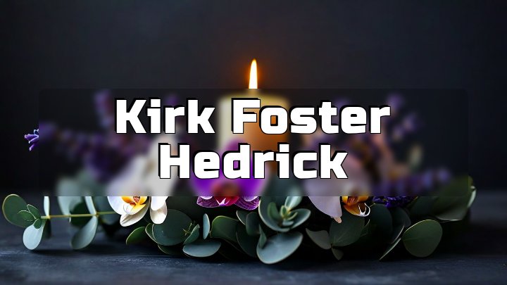 Kirk Foster Hedrick, Houston, Texas