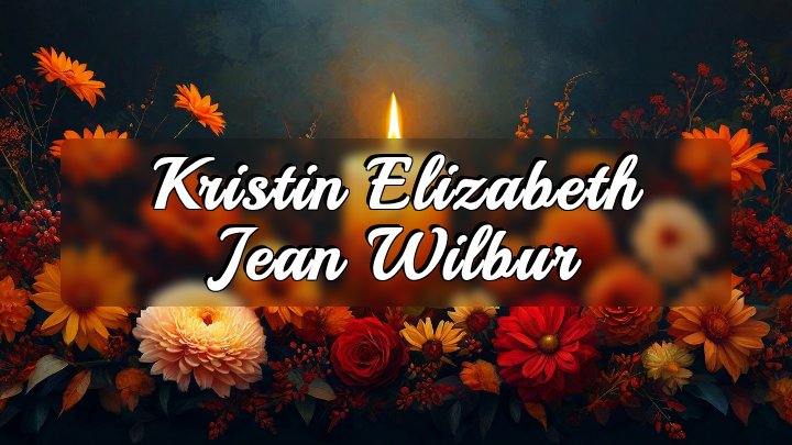 Kristin Elizabeth Jean Wilbur, Anderson, Indiana