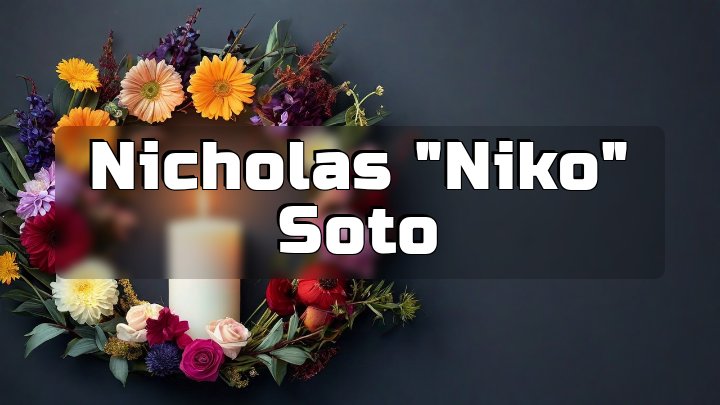 Nicholas "Niko" Soto, Waukegan, Illinois