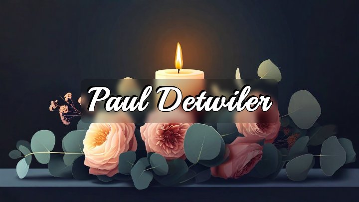 Paul Detwiler, Plain City, Ohio