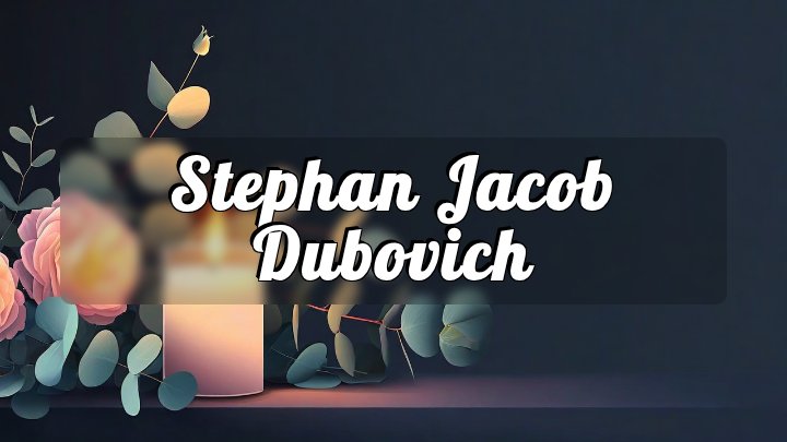 Stephan Jacob Dubovich, Valparaiso, Indiana